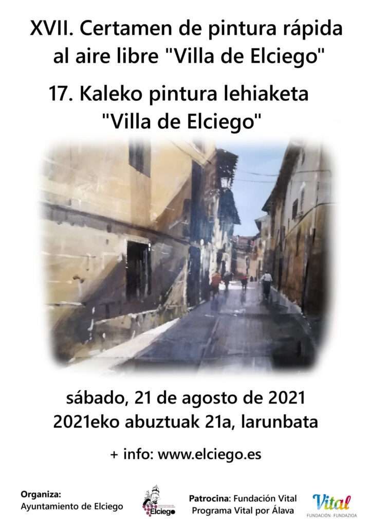 Concurso de pintura rápida de Elciego 2021