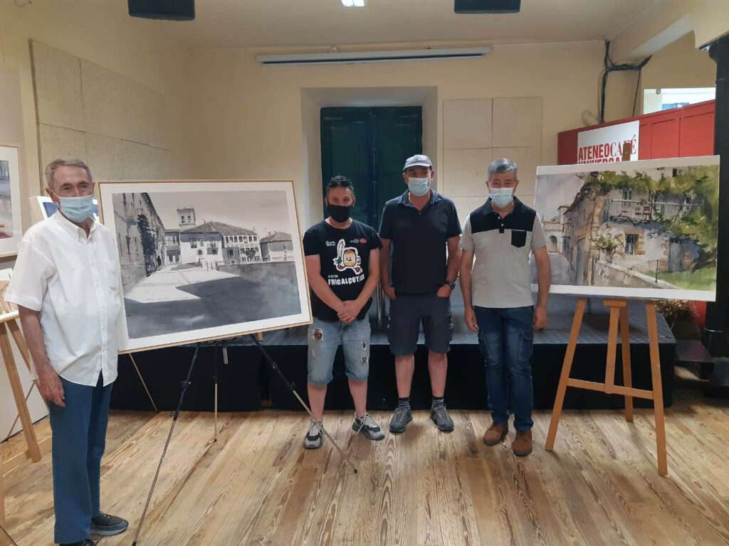 Premiados Concurso de pintura rápida de Medina de Pomar 2021