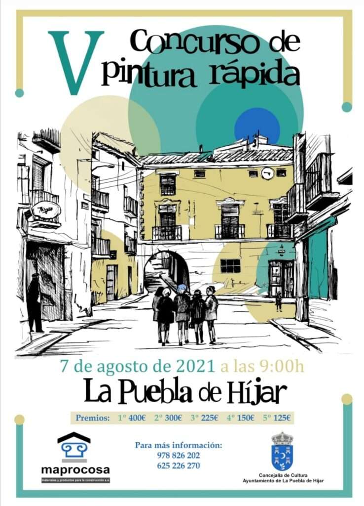 V Concurso de Pintura Rápida - La Puebla de Hijar 2021