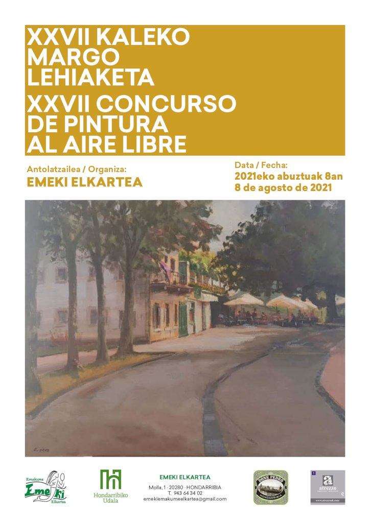 concurso de pintura rápida de Hondarribia 2021