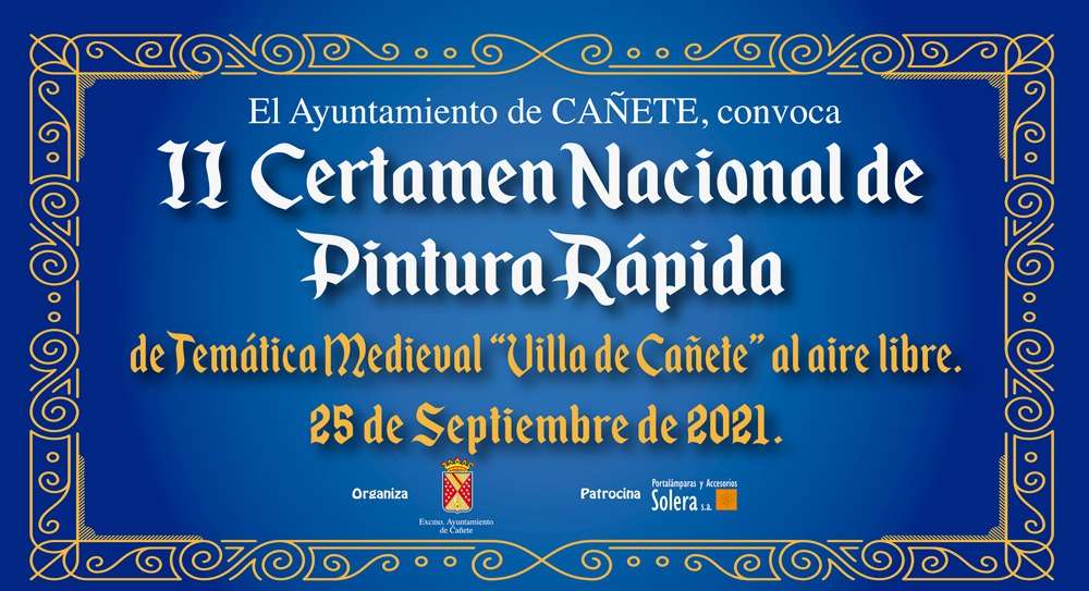 concurso de pintura rápida de cañete 2021