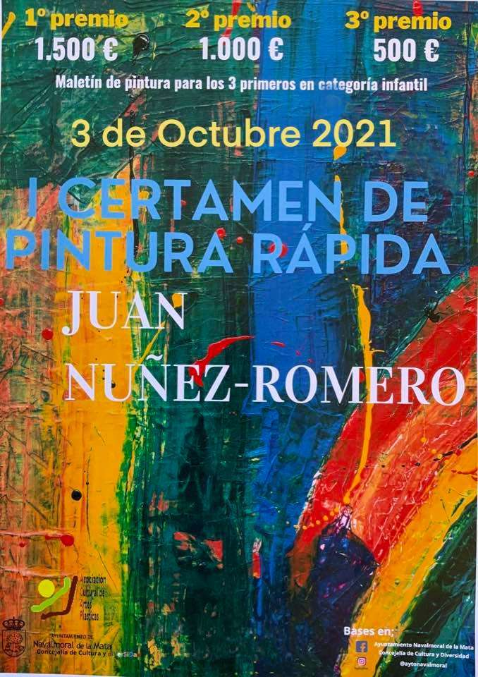 Concurso de pintura rápida Navalmoral de la Mata 2021