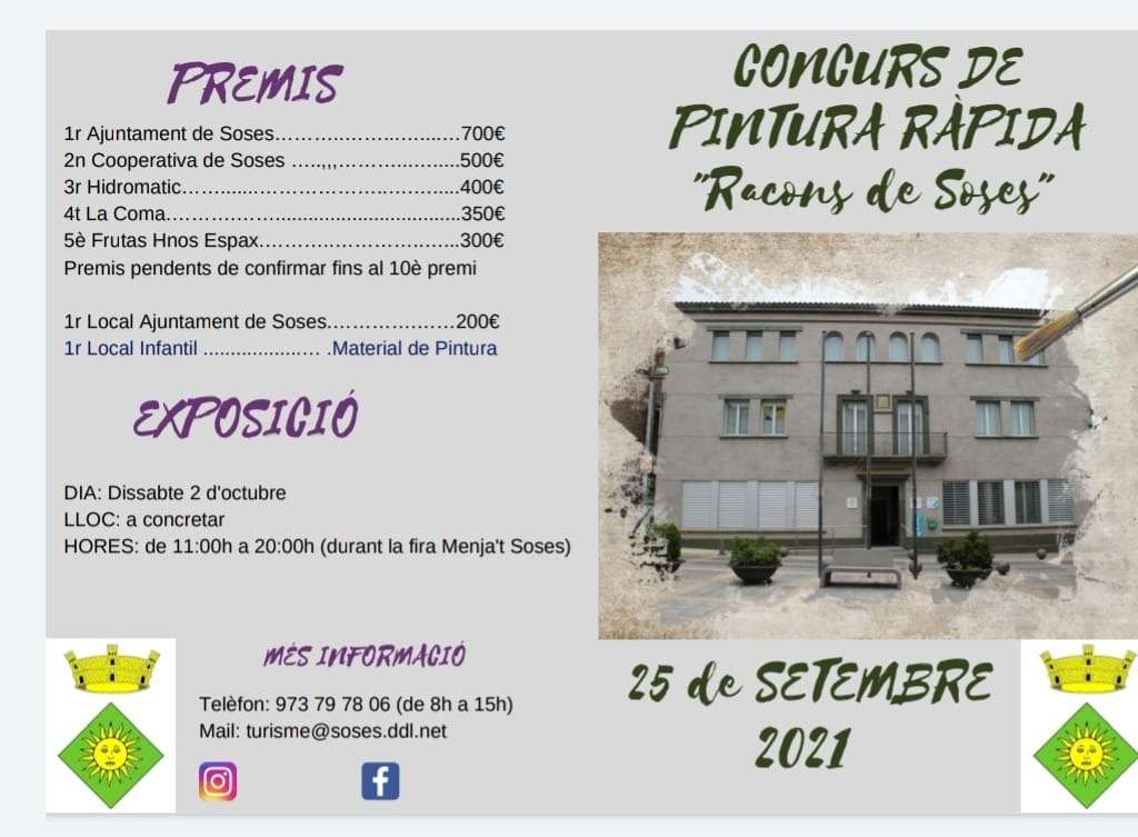 Concurso de pintura rápida Soses 2021