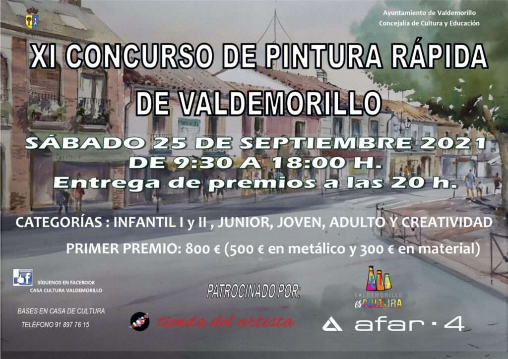 Concurso de pintura rápida Valdemorillo 2021