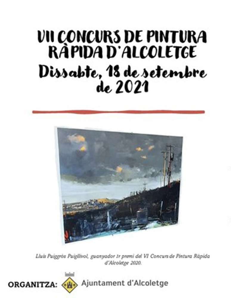 Concurso de pintura rápida alcolerge 2021