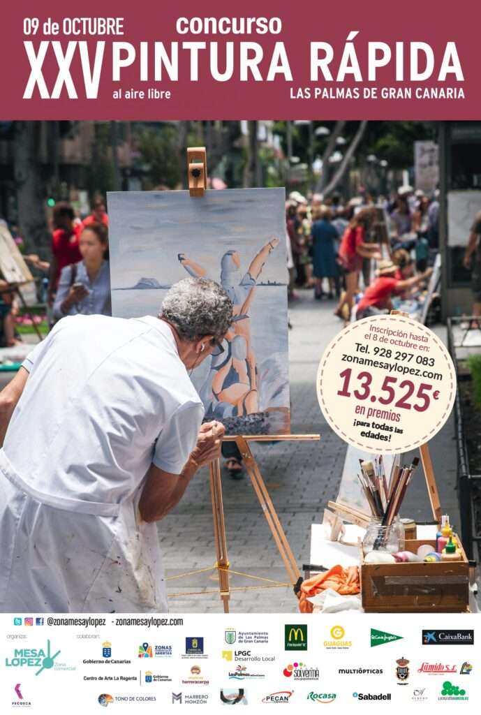Concurso de pintura rápida Las Palmas de Gran Canarias 2021