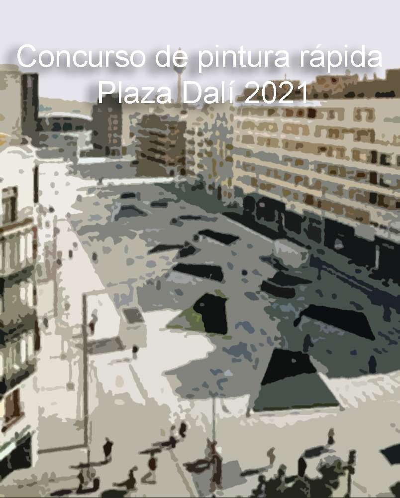 Concurso de pintura rápida Plaza Dalí 2021