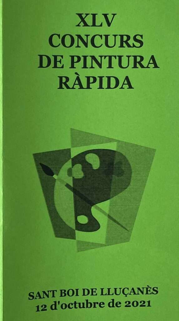 Concurso de pintura rápida Sant Boi de Lluçanès 2021