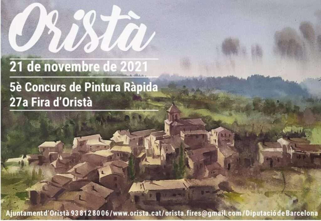 Concurso de pintura rápida Oristà 2021
